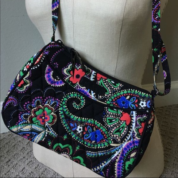New Vera Bradley Vintage Paisley/Floral Hand Bag - Picture 5 of 8